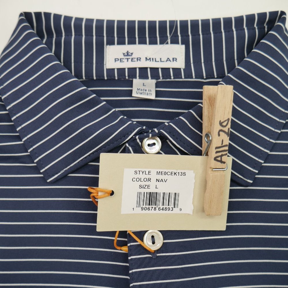 Peter Millar Mens Stretch Jersey Polo Shirt UPF50+ - Picture 8 of 9